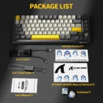 ATTACK SHARK X820 Ultra 75% Wireless Gaming Mechanical Keyboard