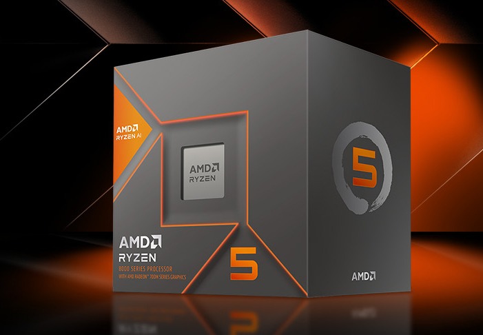 AMD Ryzen 5 8500G 6-Core, 12-Thread Desktop Processor - Wraith Stealth Cooler Included