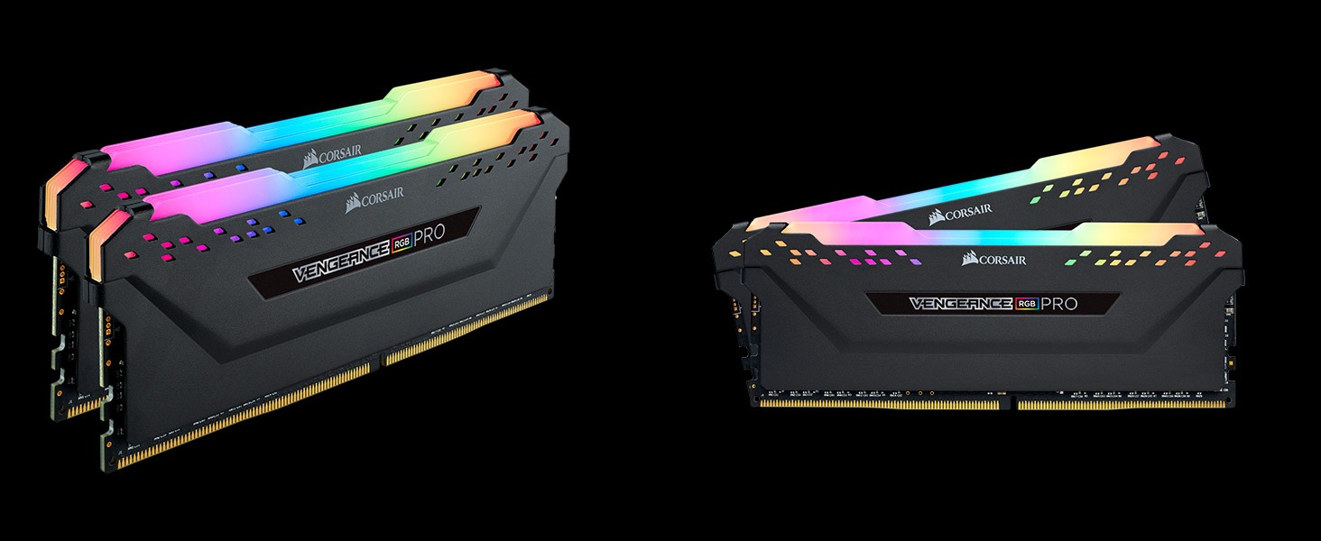 CORSAIR VENGEANCE RGB PRO 32GB (2x16GB) 3600MHz DDR4 C18 Memory CMW32GX4M2D3600C18