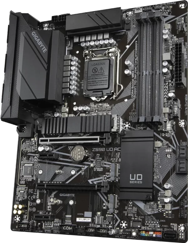 GIGABYTE Z590 UD AC LGA 1200 Intel ATX Gaming Motherboard.