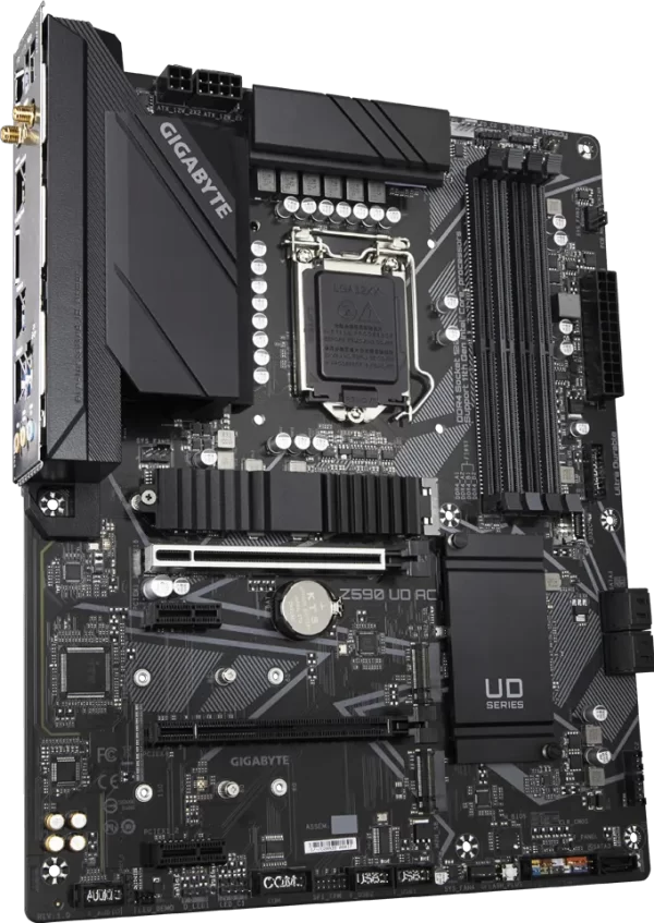 GIGABYTE Z590 UD AC LGA 1200 Intel ATX Gaming Motherboard.