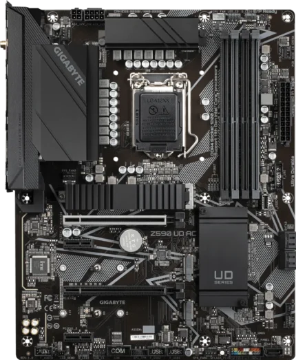 GIGABYTE Z590 UD AC LGA 1200 Intel ATX Gaming Motherboard.
