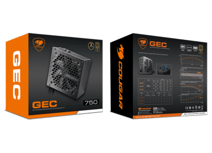 COUGAR GEC750 750W 80Plus Gold Fully Modular ATX Power Supply (White)