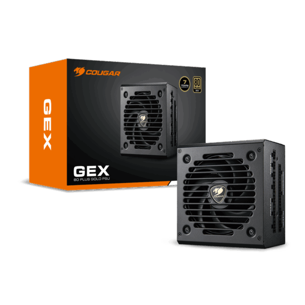 Cougar GEX 650W 80 Plus Gold Fully Modular ATX Power Supply Psu