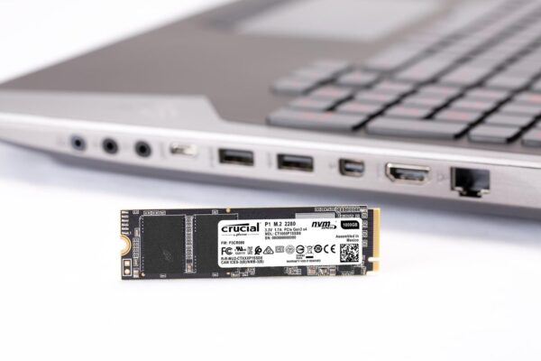 Crucial P1 1TB 3D NAND NVMe PCIe Internal SSD.