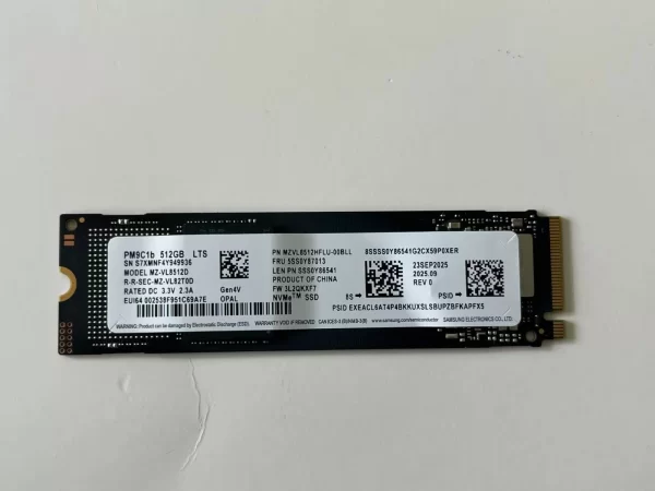 Samsung MZ-VL8512D PM9C1b 512GB Gen4 NVMe SSD Solid State Drive