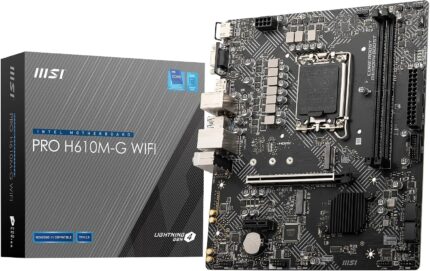MSI PRO H610M-G WIFI LGA 1700 MATX Motherboard