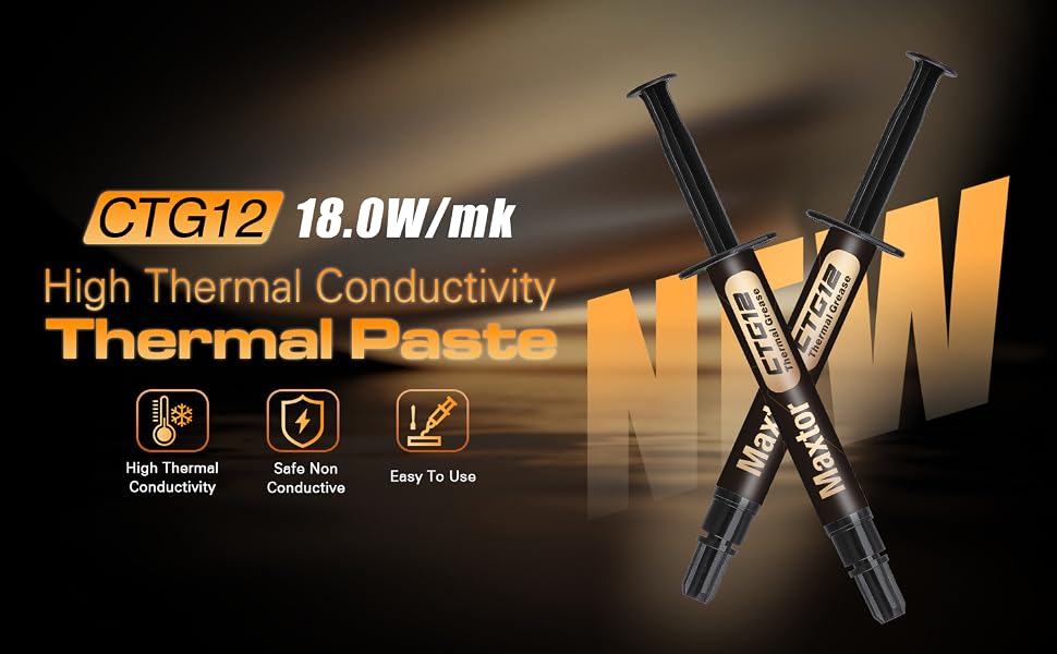 Maxtor CTG12 18W/mK High Performance Thermal Paste