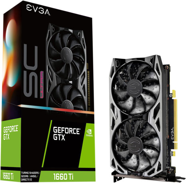EVGA GeForce GTX 1660 Ti SC Ultra 6GB GDDR6 Graphics Card