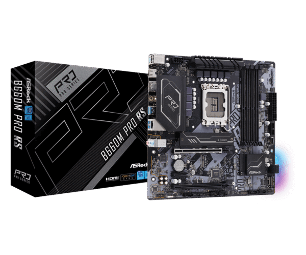 ASRock B660M PRO RS LGA 1700 DDR4 MATX Motherboard