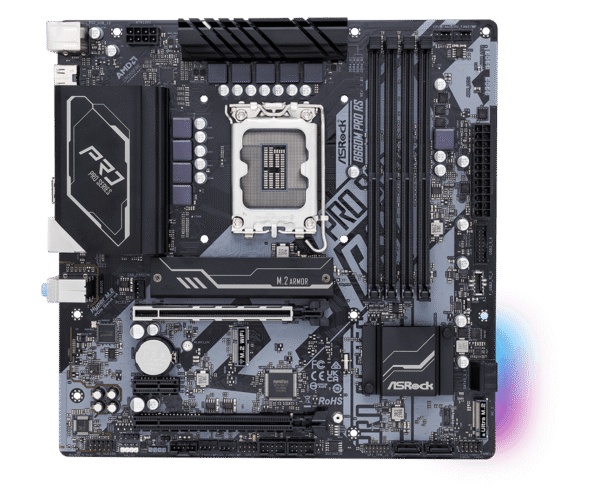ASRock B660M PRO RS LGA 1700 DDR4 MATX Motherboard