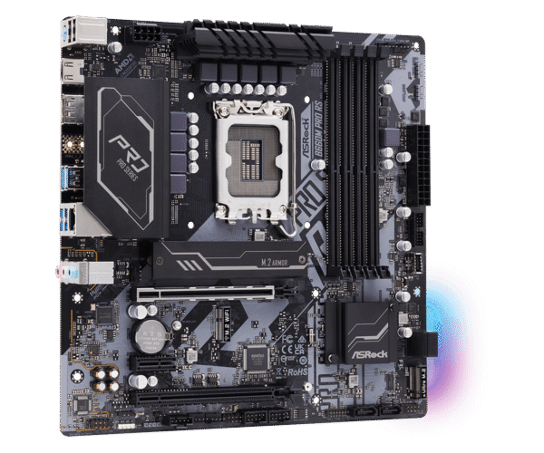 ASRock B660M PRO RS LGA 1700 DDR4 MATX Motherboard