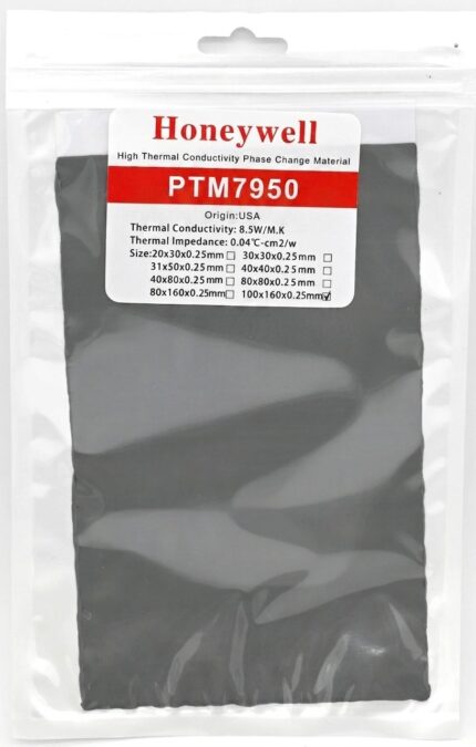 Honeywell PTM7950 SP Super Highly Thermally Conductive PCM Thermal Pad 80mm x 80mm