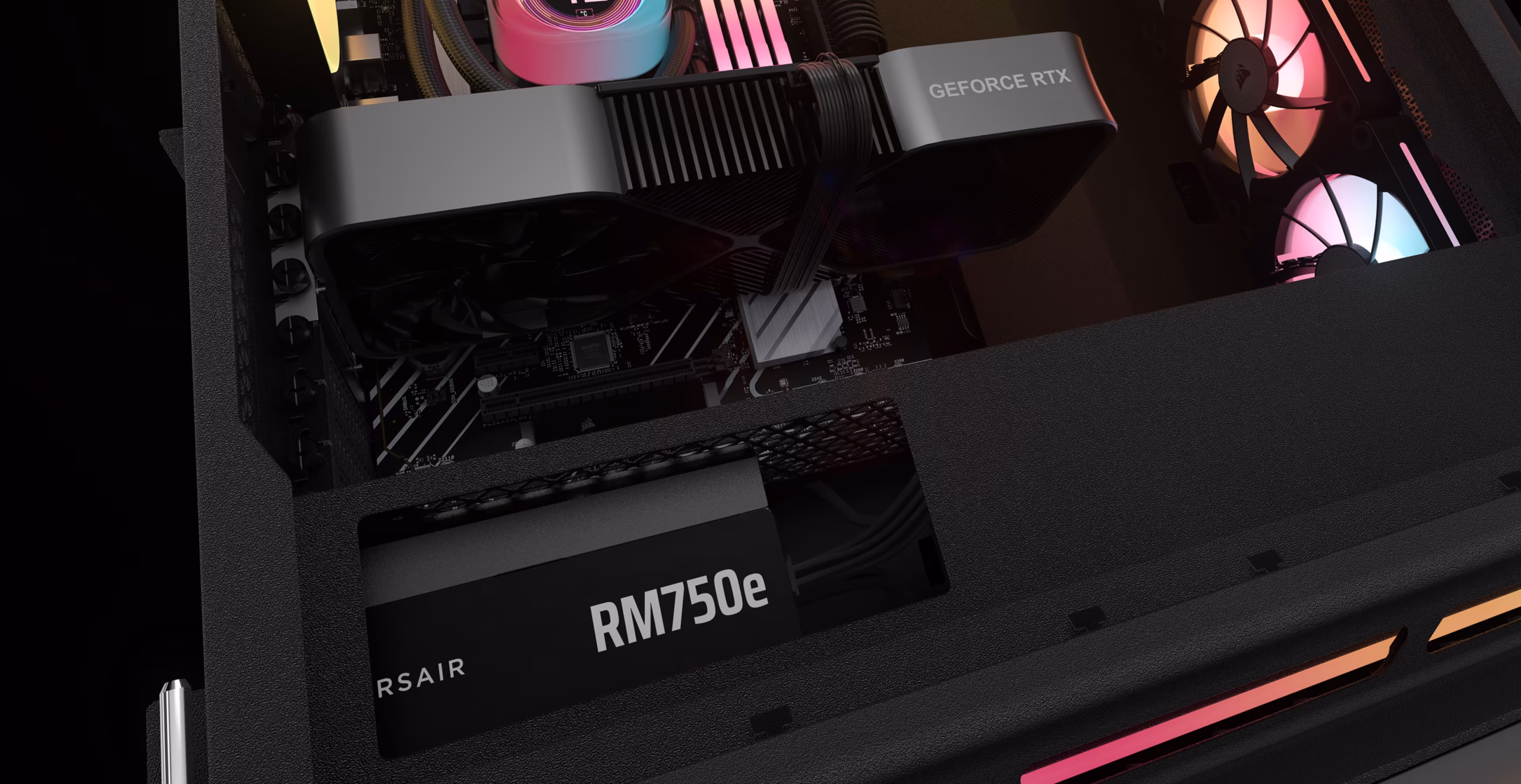 CORSAIR RM750e 750W Cybenetics Gold ATX 3.1 Fully Modular Power Supply