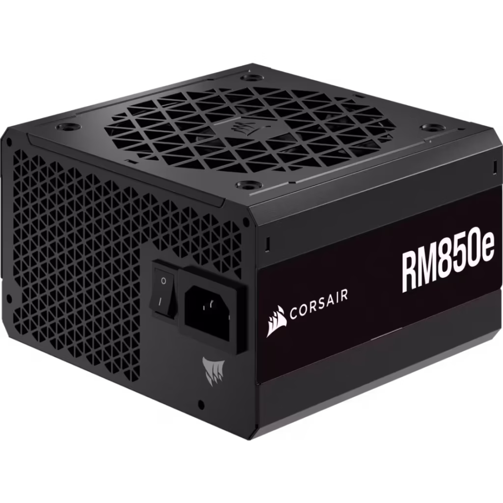 CORSAIR RM850e Cybenetics 850W Gold Modular Power Supply.