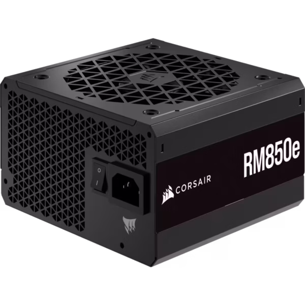 CORSAIR RM850e Cybenetics 850W Gold Modular Power Supply.