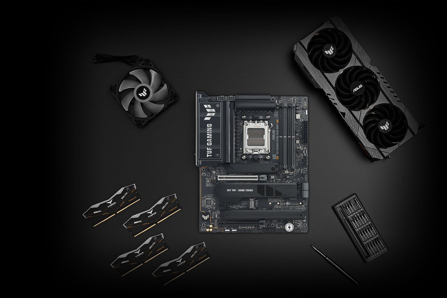 ASUS X870E-PLUS TUF GAMING WIFI7 AMD AM5 ATX Motherboard