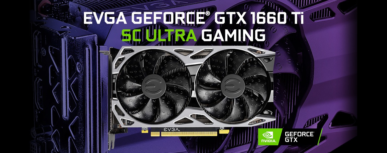 EVGA GeForce GTX 1660 Ti SC Ultra 6GB GDDR6 Graphics Card