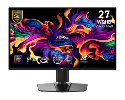 MSI MAG 272QP QD-OLED X24 1440p HDR 240 Hz Oled Gaming Monitor