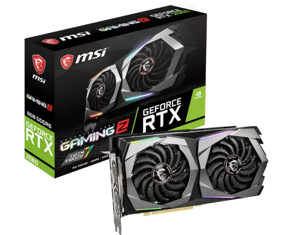MSI NVIDIA GeForce RTX 2060 Gaming Z 6GB GDDR6 Graphics Card