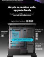 Jungle Leopard AX-8 With Screen Mid Tower Gaming PC Case