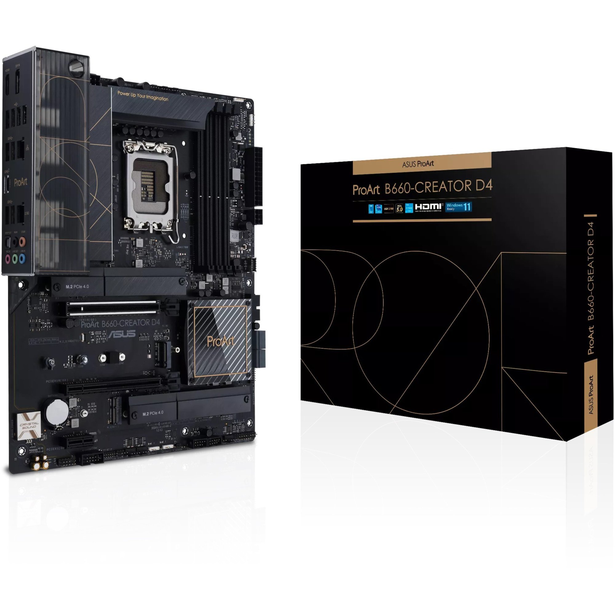 Asus ProArt B660-CREATOR D4 Lga 1700 ATX Motherboard Asus ProArt B660-CREATOR D4 Lga 1700 ATX Motherboard