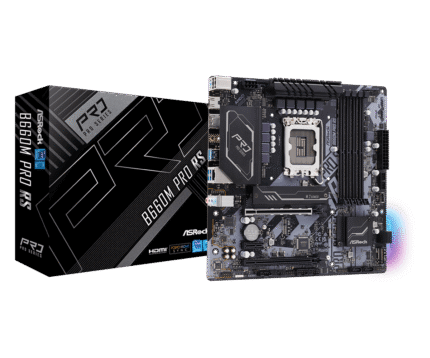 ASRock B660M Pro RS LGA 1700 Micro-ATX Motherboard
