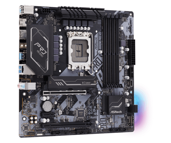 ASRock B660M Pro RS LGA 1700 Micro-ATX Motherboard