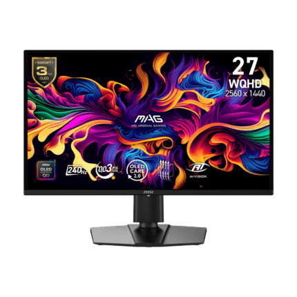 Msi MAG 274QP QD-OLED X24 27-Inch 1440P 240Hz Oled Gaming Monitor