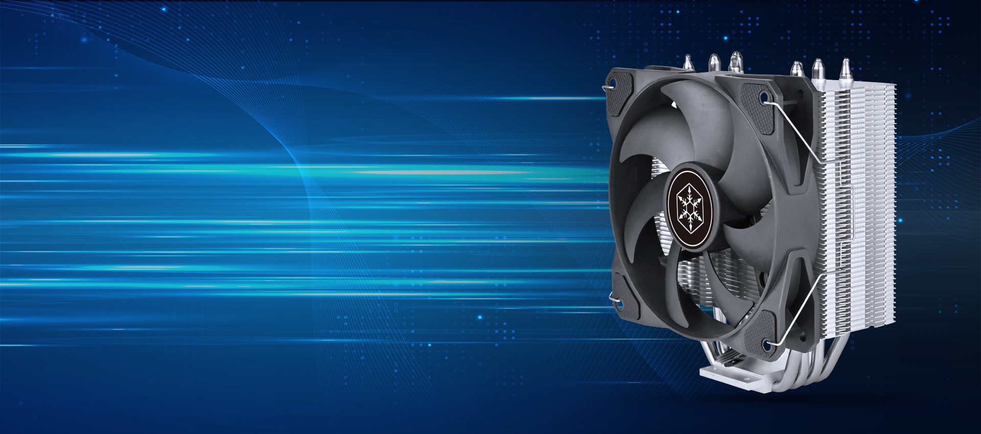 SilverStone Argon V120 CPU Air Cooler SST-ARV120B