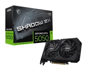 MSI GeForce RTX 5050 8G SHADOW 2X OC Graphics Card
